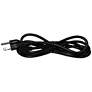 Complete Black 6&#39; Long Under Cabinet Power Cord