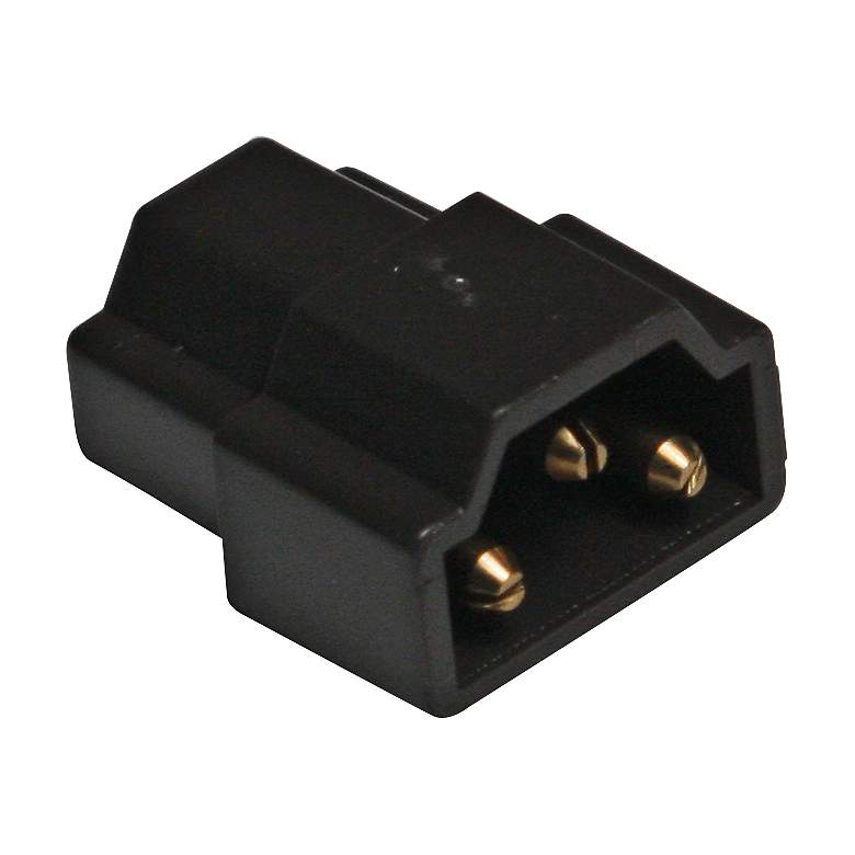 Image 1 Complete Black Under Cabinet Light Inline Connector