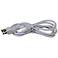 Complete White 6' Long Under Cabinet Power Cord