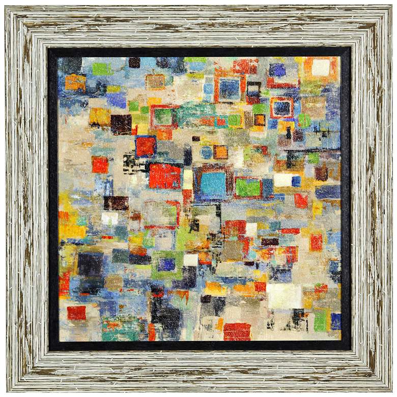 Image 1 Complexity 36 inch Square Abstract Framed Wall Art