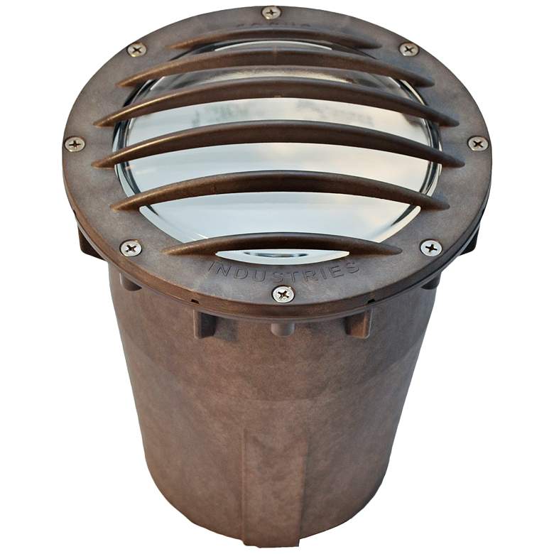 Image 1 Composite Bronze 9 1/4" High LED Ground Well Light