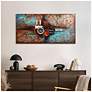 4_Composition I" Mixed Media Iron Hand Painted Dimensional Wall Art more views