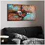 5_Composition I" Mixed Media Iron Hand Painted Dimensional Wall Art more views