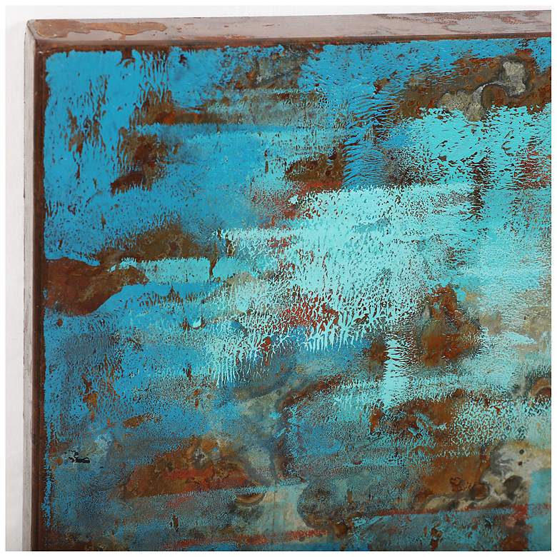 Image 7 Composition I" Mixed Media Iron Hand Painted Dimensional Wall Art more views