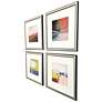 2_Composition in Copper 20"W x 20"H Framed Art Set of 4 more views