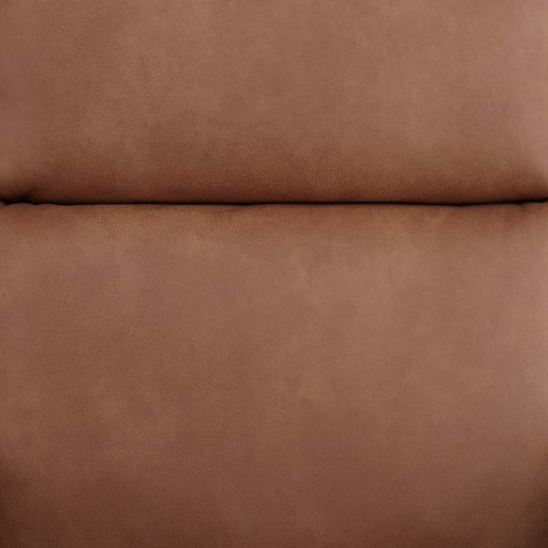 Image 3 Conan Teramo Saddle Faux Leather Pedestal Recliner more views