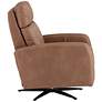 Conan Teramo Saddle Faux Leather Pedestal Recliner