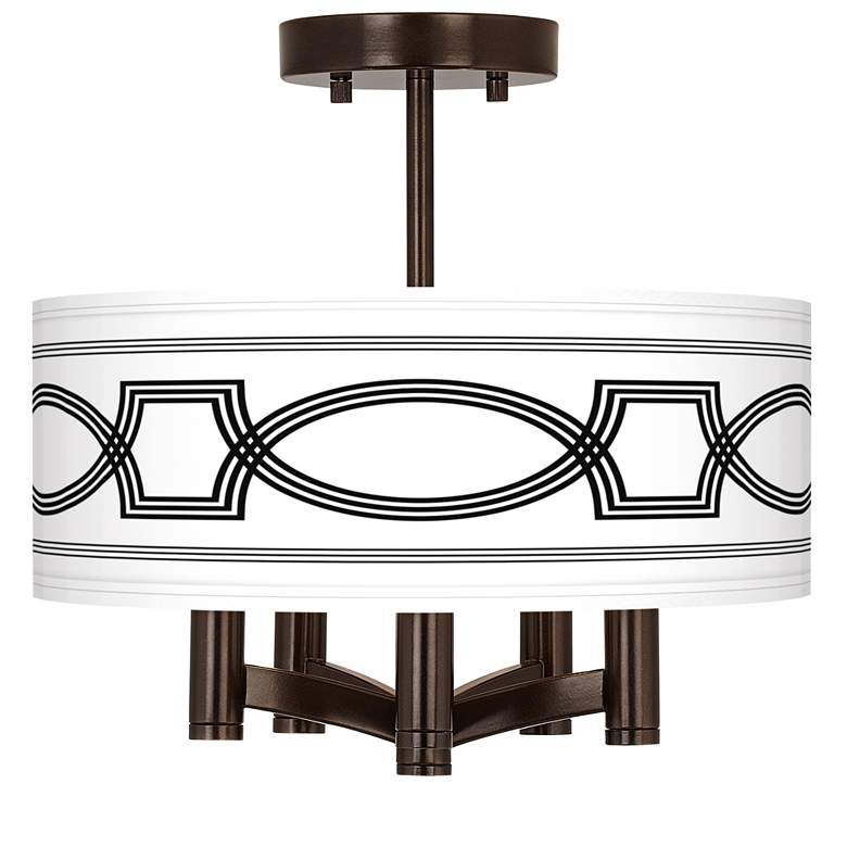 Image 1 Concave Ava 5-Light Bronze Ceiling Light