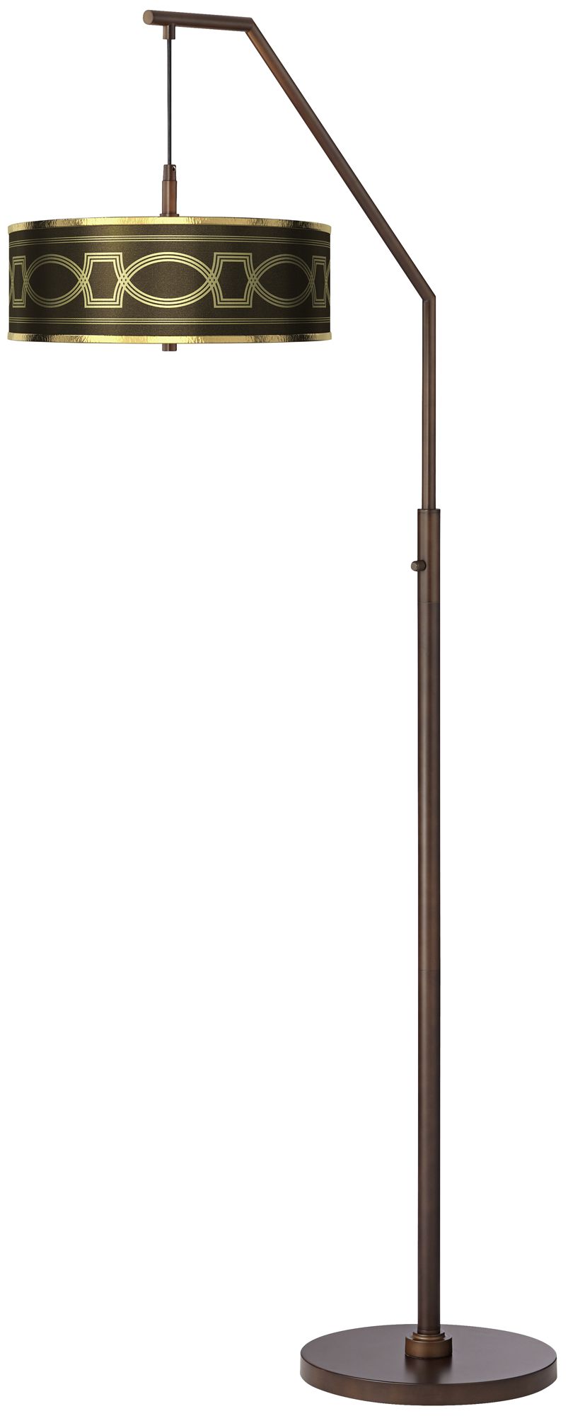 Modern Squares Bronze Downbridge Arc Floor Lamp 76E42 Lamps Plus