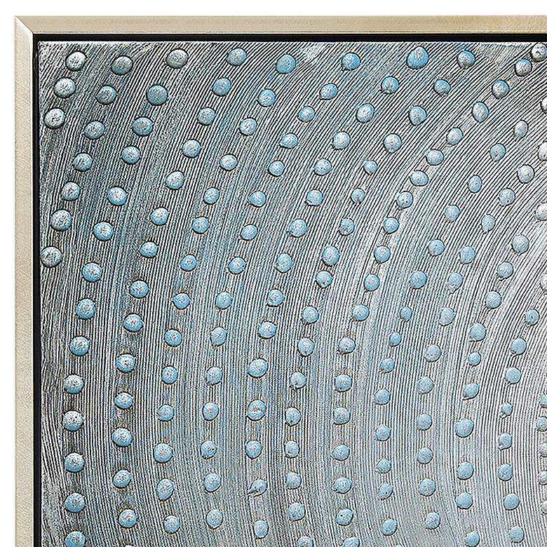 Image 4 Concentric 60"H Metallic 3-Piece Framed Canvas Wall Art Set more views
