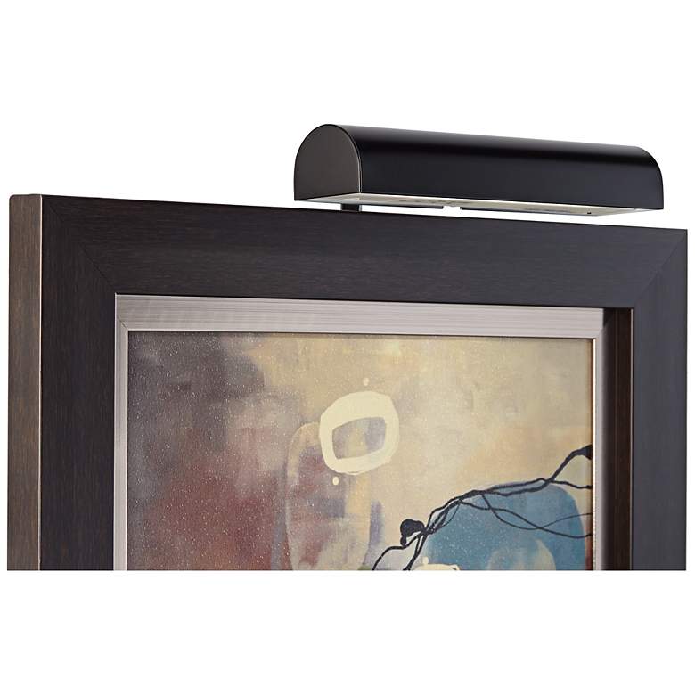 Image 3 Concept 11 1/2" Wide Black Cordless-Remote LED Picture Light