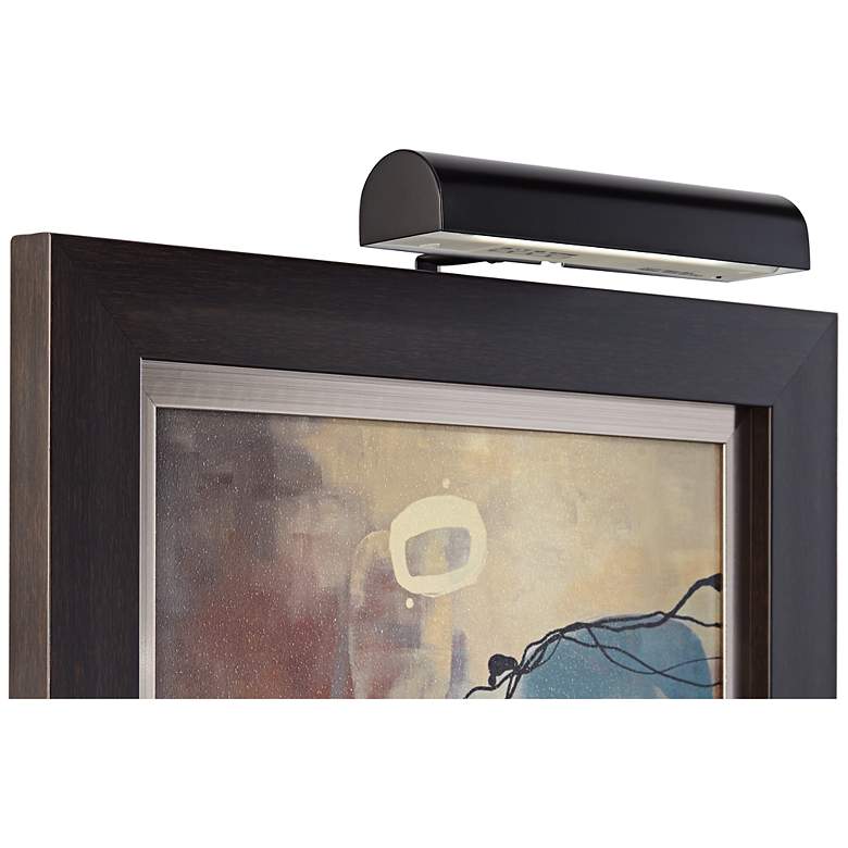 Image 4 Concept 11 1/2" Wide Black Cordless-Remote LED Picture Light more views