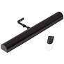 Concept Matte Black 18" Battery Powered LED Picture Light with Remote