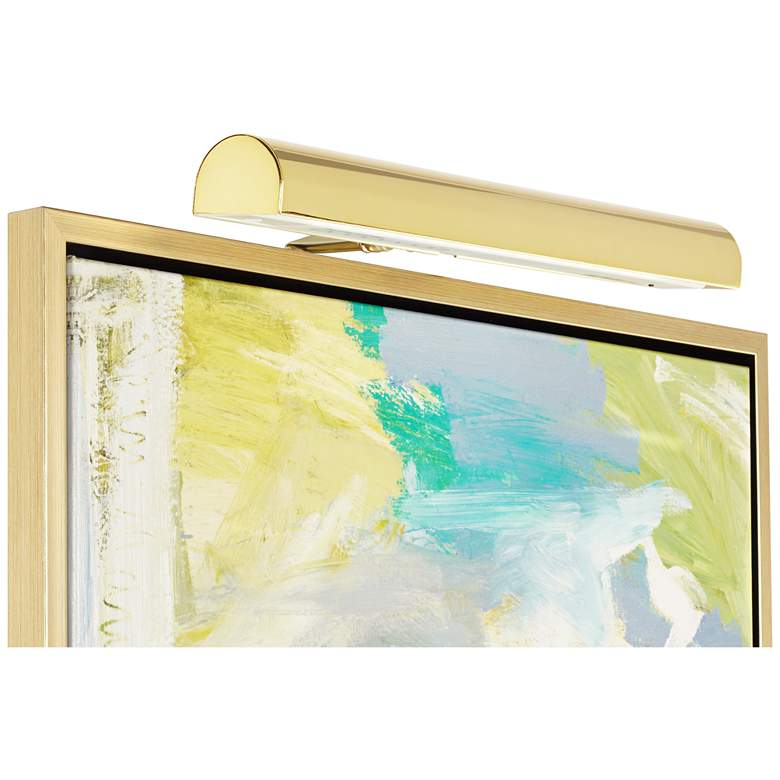 Image 3 Concept Polished Brass 18" Wide Battery LED Picture Light