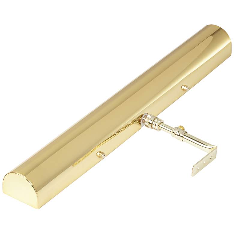 Image 5 Concept Polished Brass 18 inch Wide Battery LED Picture Light more views