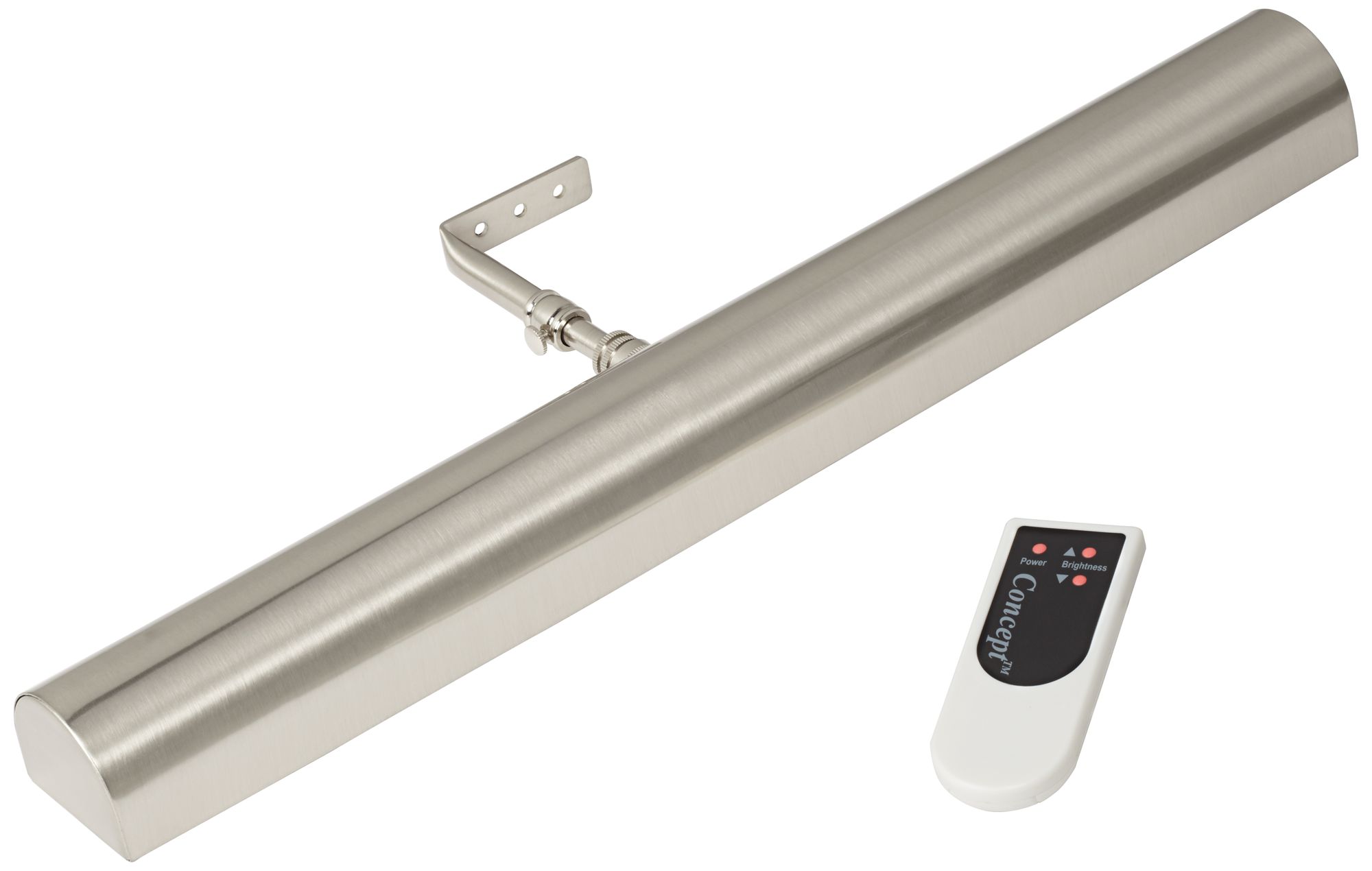 Image 3 Concept Satin Nickel 18" Wide Battery LED Picture Light more views
