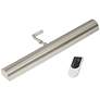 Concept Satin Nickel 18" Wide Battery LED Picture Light