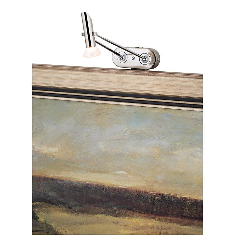 Image 1 Concept Silver Finish Remote Control Plug-In Picture Light