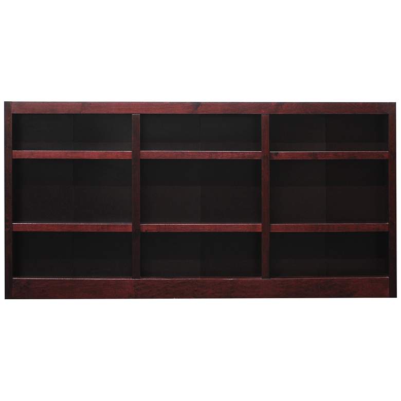 Image 1 Concepts in Wood 36" High Cherry Wood 9-Shelf Bookcase