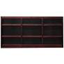 Concepts in Wood 36" High Cherry Wood 9-Shelf Bookcase