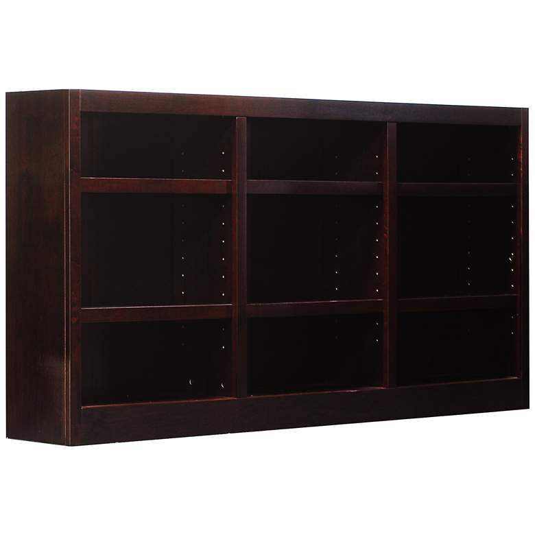 Image 3 Concepts in Wood 36" High Cherry Wood 9-Shelf Bookcase more views