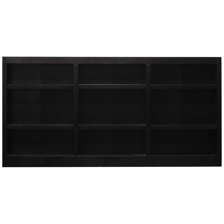 Image 1 Concepts in Wood 36 inch High Espresso Wood 9-Shelf Bookcase