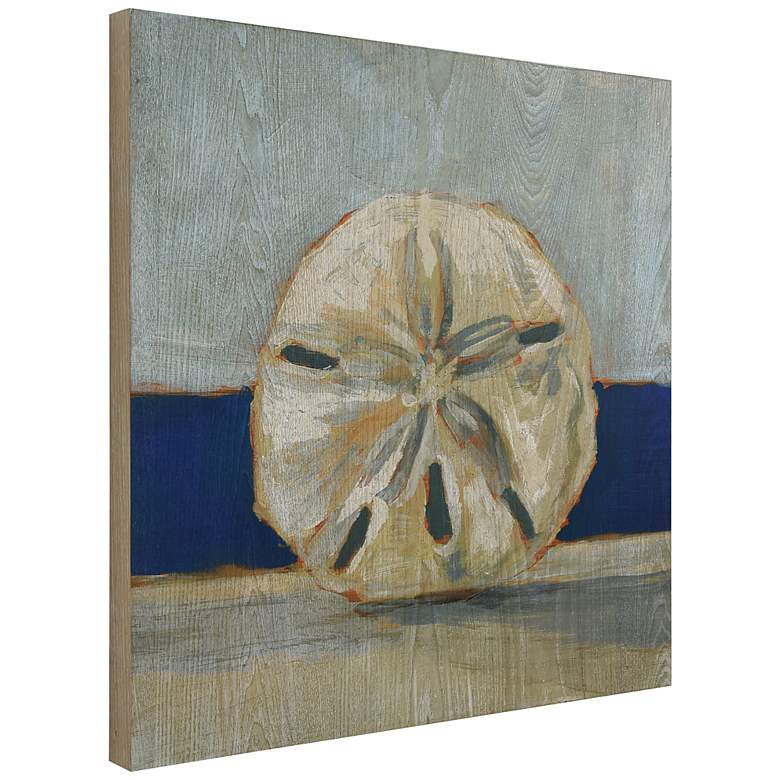 Image 5 Conch by the Sea 24" Square Giclee Printed Wood Wall Art more views