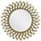 Conch Shell Antique 24" Round Wall Mirror