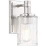 4_Concord 1-Light Bathroom Vanity Light in Silver and Polished Nickel more views