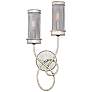 Concord 20 1/4" High Aged Silver Mesh Wall Sconce