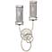 Concord 20 1/4" High Aged Silver Mesh Wall Sconce