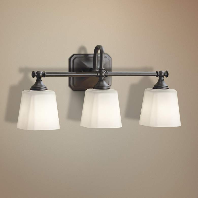 Image 1 Concord 21" Wide Oil-Rubbed Bronze 3-Light Bath Light