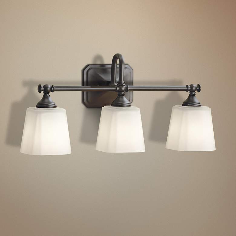 Image 1 Concord 21 inch Wide Oil-Rubbed Bronze 3-Light Bath Light