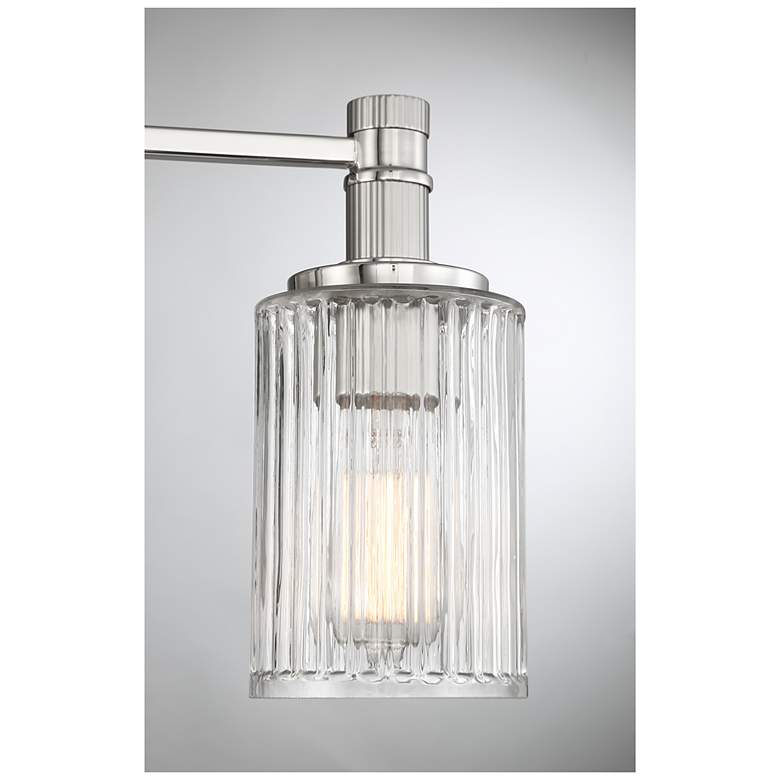 Image 6 Concord 3-Light Bathroom Vanity Light in Silver and Polished Nickel more views