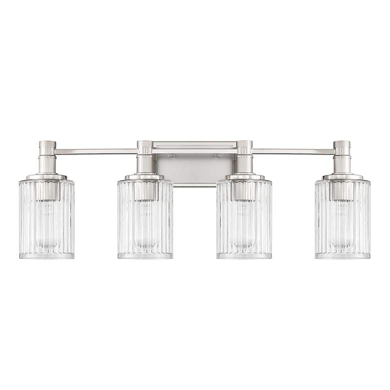 Image 2 Concord 30 3/4" Wide Polished Nickel 4-Light Bath Light more views