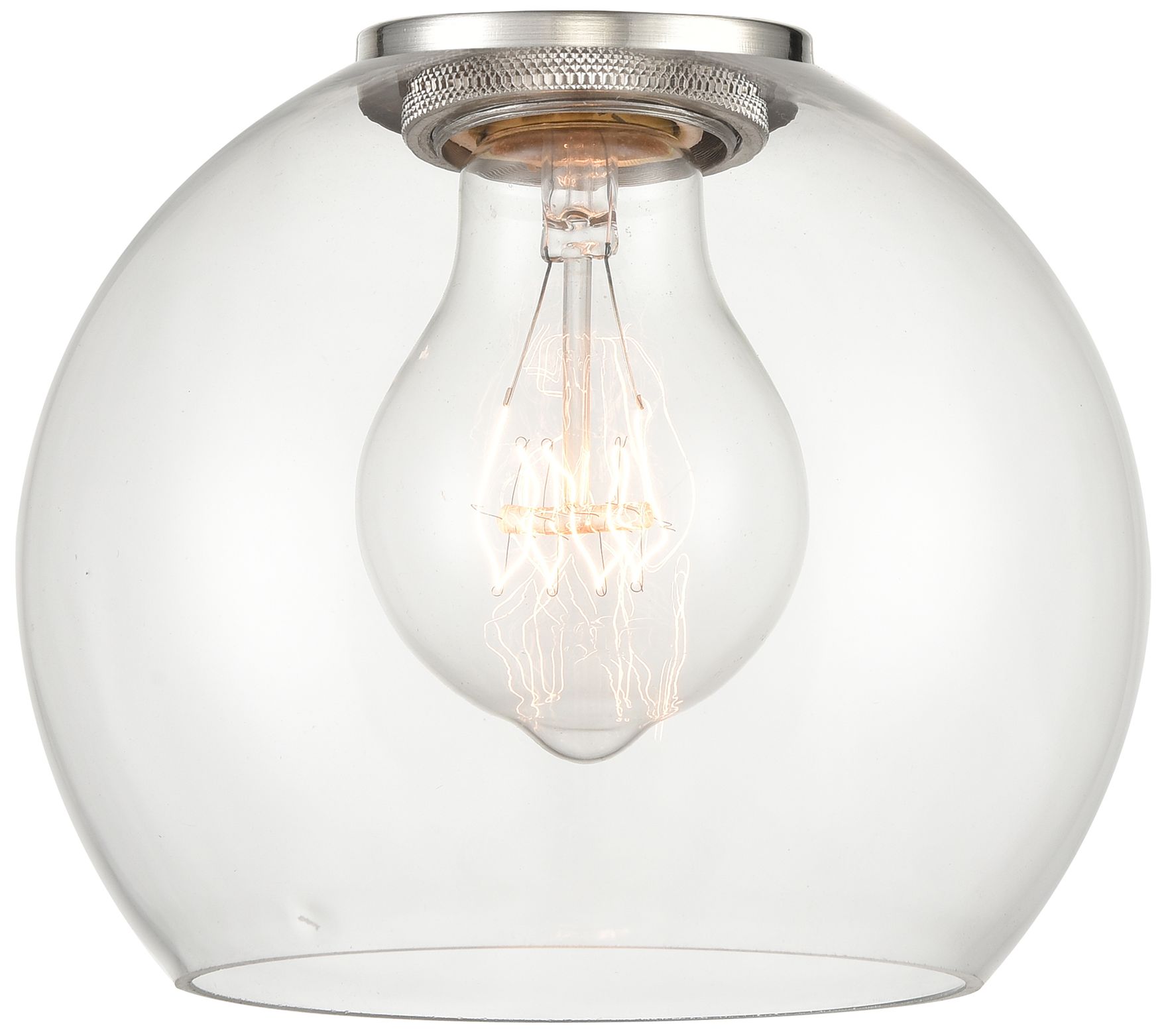 Image 4 Concord 30" 5-Light Matte Black Stem Hung Chandelier w/ Clear Shade more views