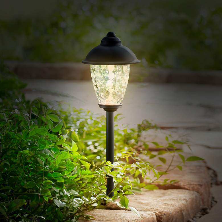 Image 3 Concord Black 18" High LED Landscape Path Lights Set of 2 more views