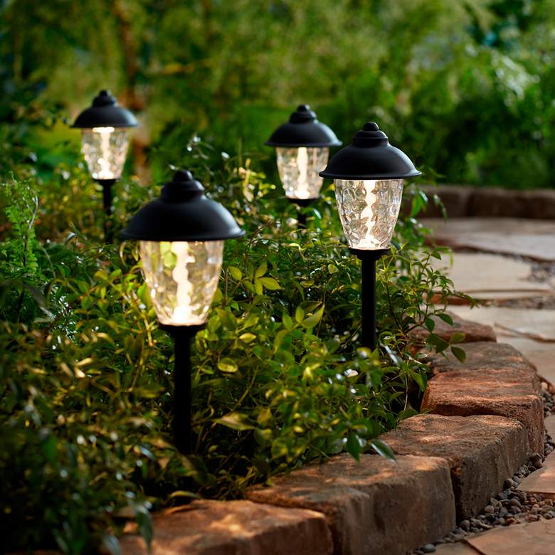 Image 5 Concord Black 18" High LED Landscape Path Lights Set of 2 more views