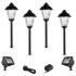 Concord Black 8-Piece LED Landscape Path and Flood Light Set