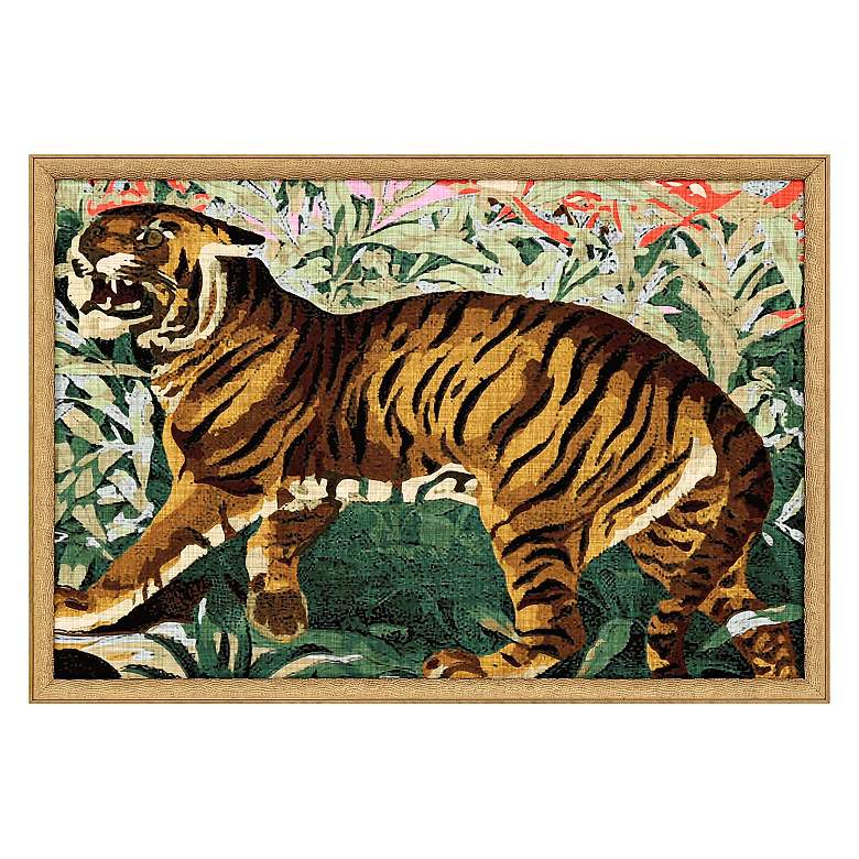 Image 3 Concrete Jungle Cats 25"W 2-Piece Framed Giclee Wall Art Set more views