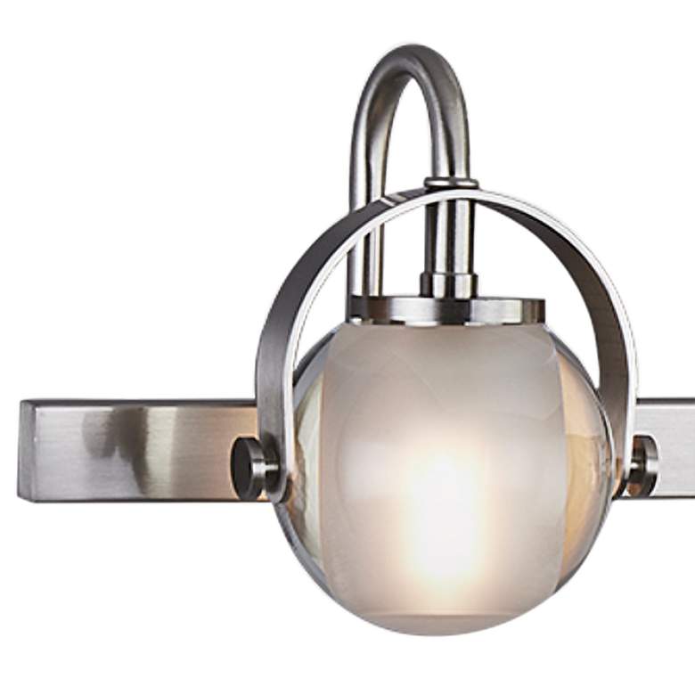 Image 3 Conduit 32 1/2 inch Wide Brushed Nickel 4-Light Bath Light more views