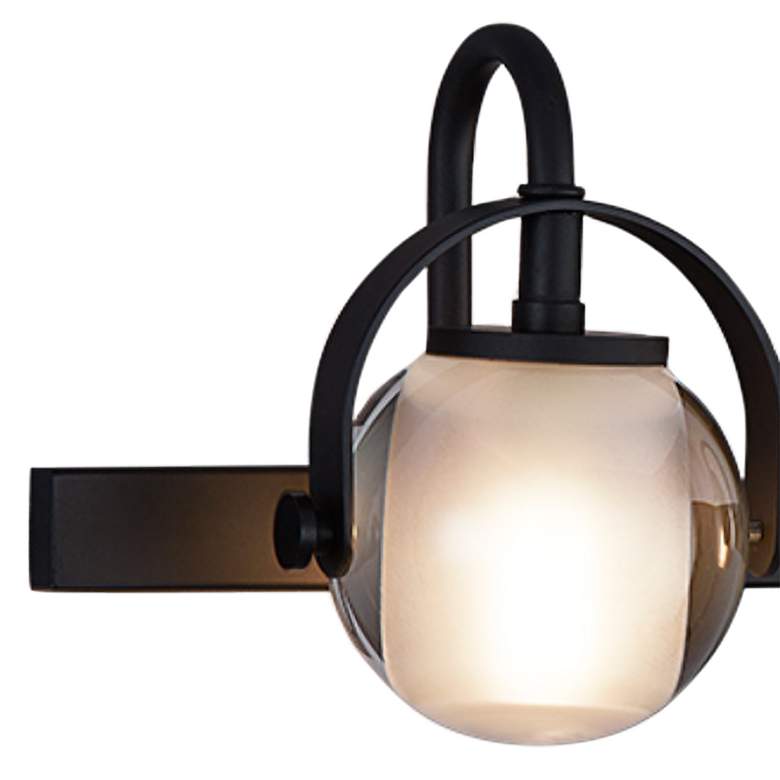 Image 3 Conduit 32 1/2" Wide Matte Black 4-Light Bath Light more views