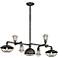 Conduit 46 1/2" Wide Old Silver Kitchen Island Light Pendant