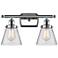 Cone 11" High Polished Chrome 2-Light LED Wall Sconce