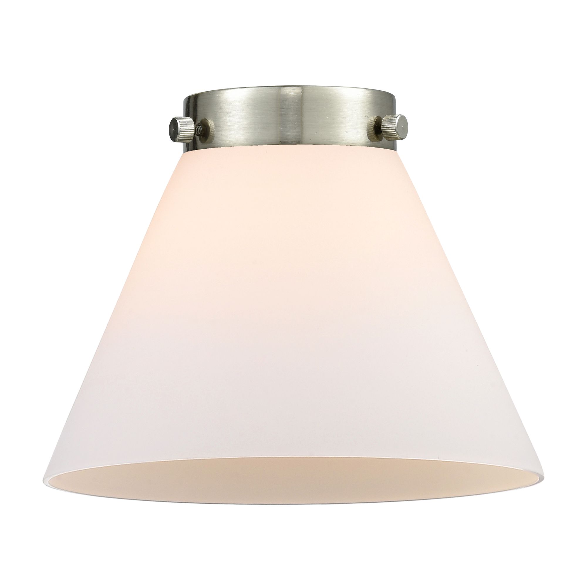 Image 3 Cone 21" Wide 2 Light Brushed Brass Island Light w/ Matte White Shade more views