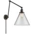 Cone 30" Oil Rubbed Bronze LED Swing Arm w/ Clear Shade