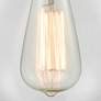 5_Cone 32"W Polished Nickel Clear Glass 3-Light LED Bath Light more views