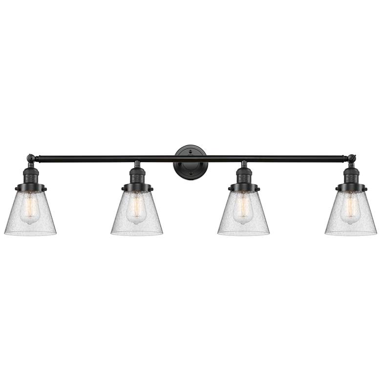 Image 1 Cone 4 Light 42" LED Bath Light - Oil Rubbed Bronze - Seedy Shade