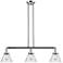 Cone 40.25"W 3 Light Polished Chrome Stem Hung Island Light w/ Seedy S