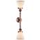 Cone 6.25" Wide 2 Light Copper Bath Vanity Light w/ Matte White Shade